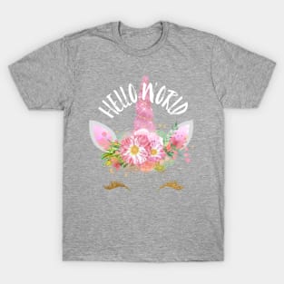 Hello World Unicorn T-Shirt